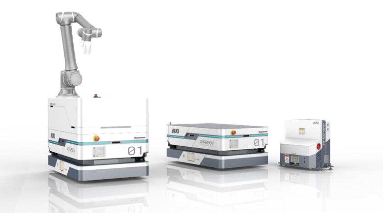 KU酷游數位開發的自主式移動機器人（AMR250M），搭配全向輪並結合AI演算法、2D LiDAR、3D攝影機等技術，協助客戶實現產線全自動化